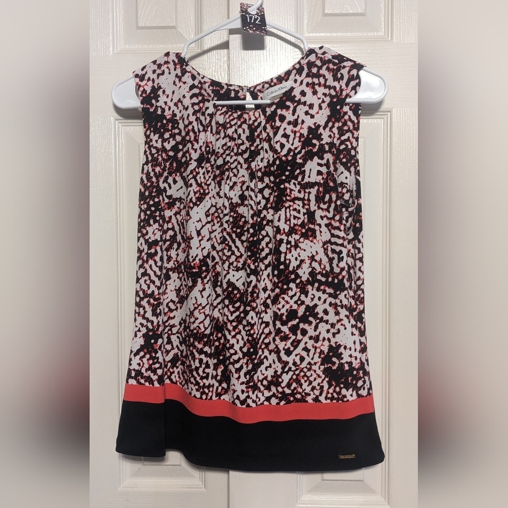 5/$25. Calvin Klein sleeveless blouse